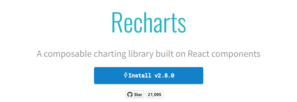 Recharts - react chart library